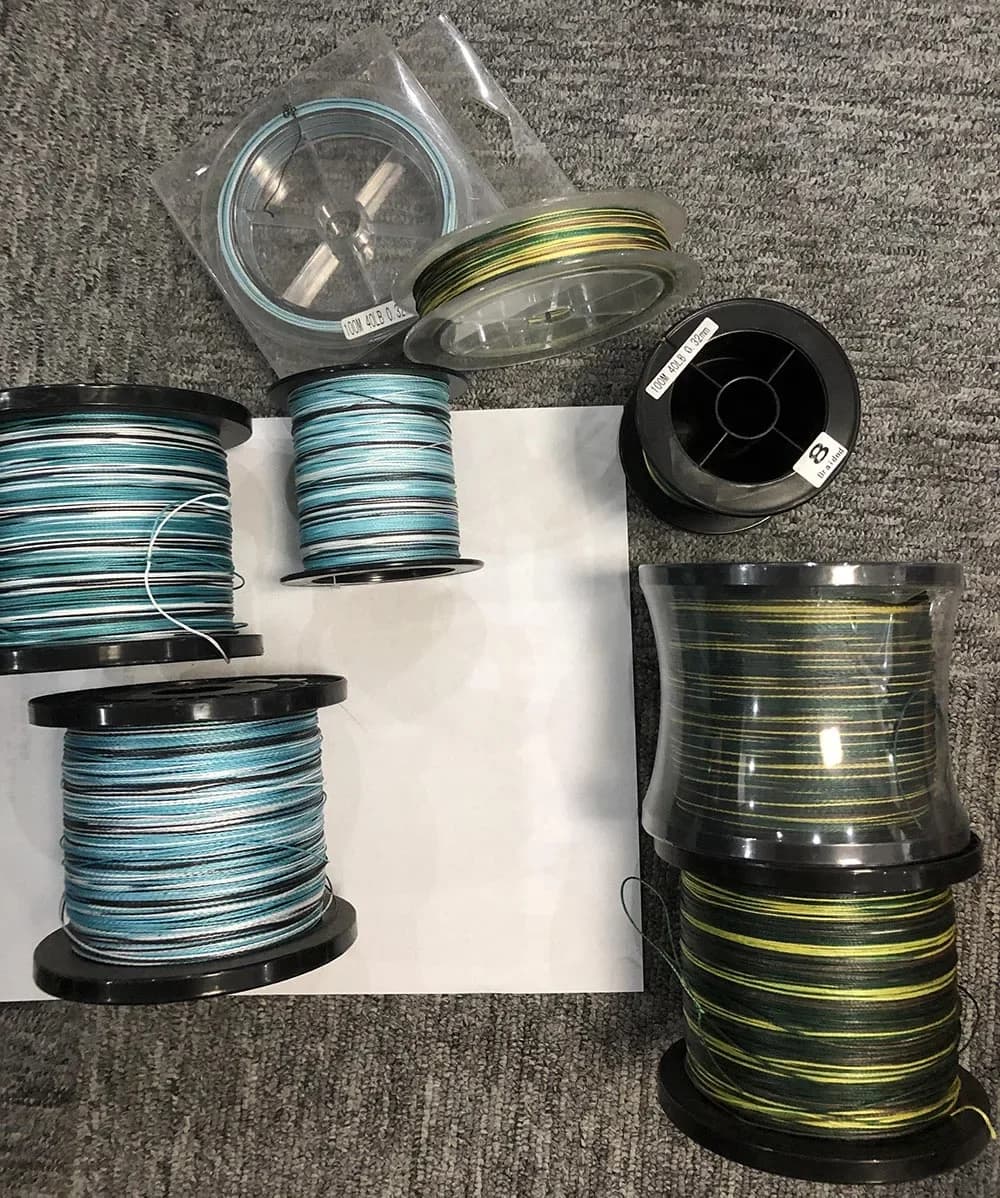 Ligne de pêche DORISEA X4 multifilament PE extrême 100m, résistance 6 à 100LB pour pêche sportive
