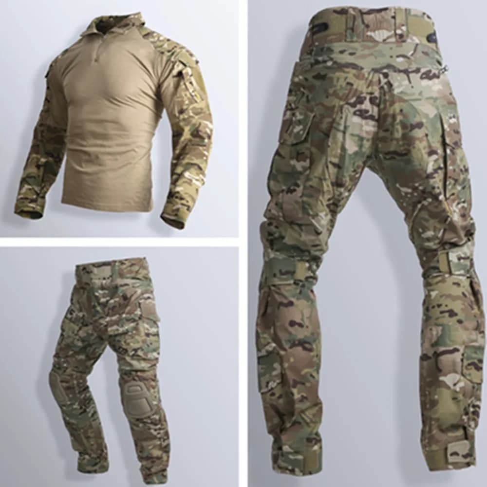 Combinaison tactique G3 ORIGINAL MULTICAM® airsoft - Veste et pantalon avec genouillères - Uniforme combat
