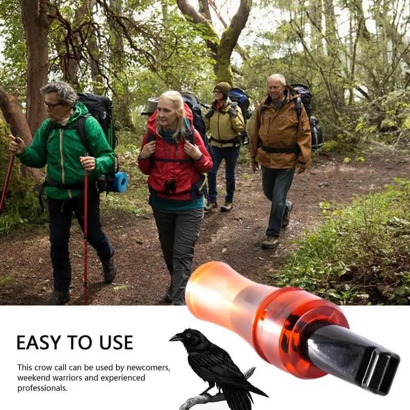 Sifflet appel corbeau chasse 1PC - outil leurre simulation son appât accessoire extérieur efficace