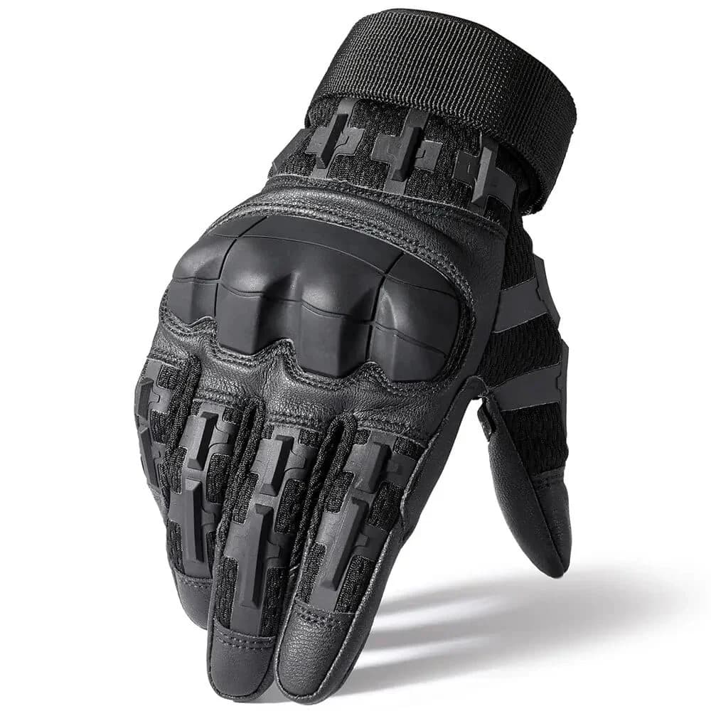 Gants tactiques pêche cuir véritable pleine main qualité supérieure outdoor sport