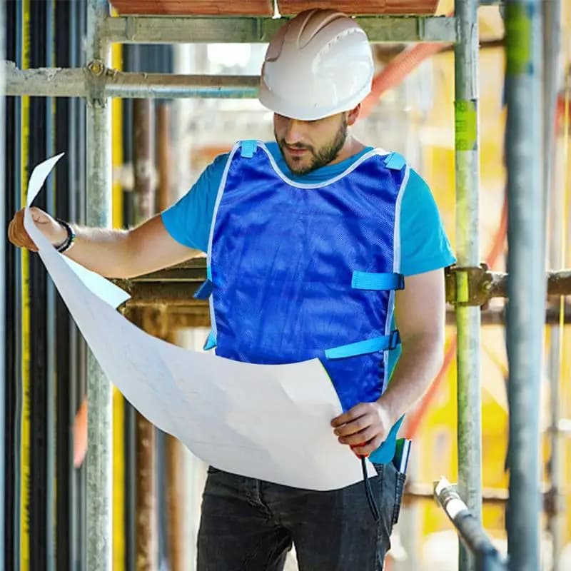 Veste Rafraîchissante Homme Femme pour Canicule et Protection Haute Température