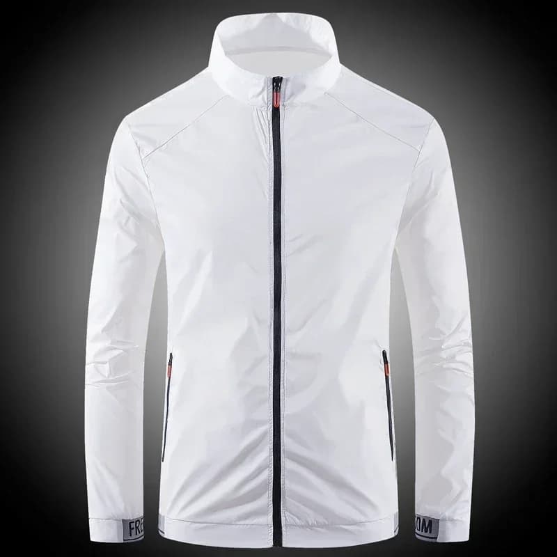 Veste skin pêche et randonnée imperméable - Veste légère protection solaire séchage rapide