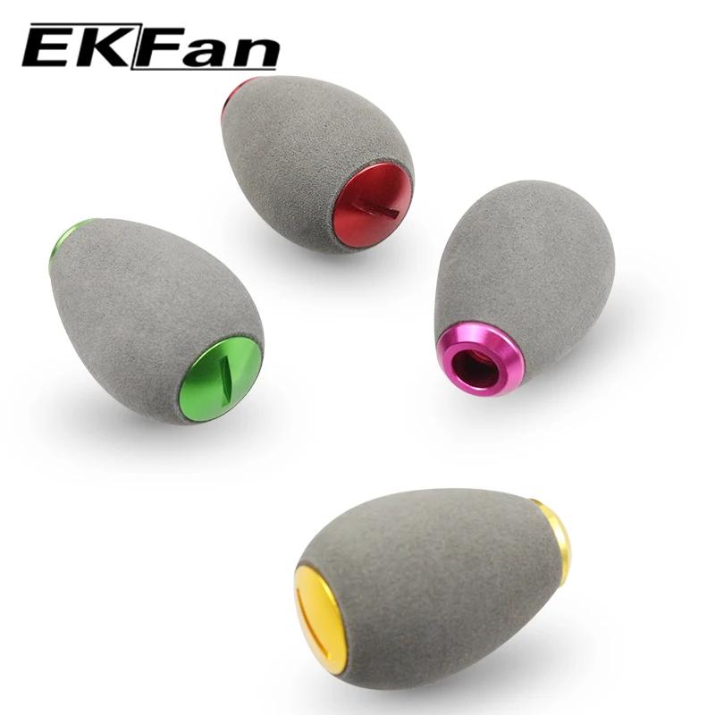 Poignée de moulinet pêche EVA grise EKFan pour roulements 7x4x2.5mm casting et spinning