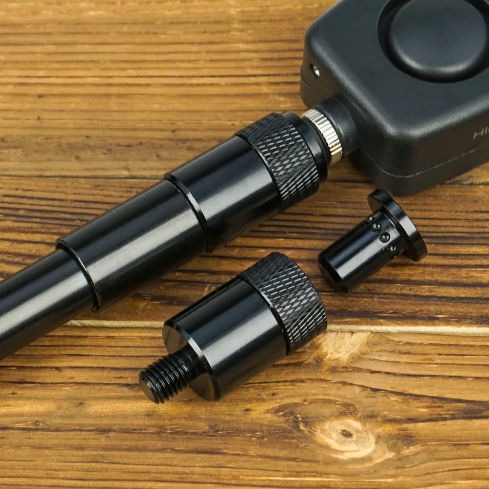 Connecteur rapide Hirisi 2pcs pour pêche à la carpe - Adaptateur twist-lock aluminium sécurisé et durable