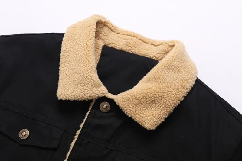 Veste bomber homme hiver doublure polaire épaisse 5XL - Vêtement chaud cargo boutonnable pour pêche