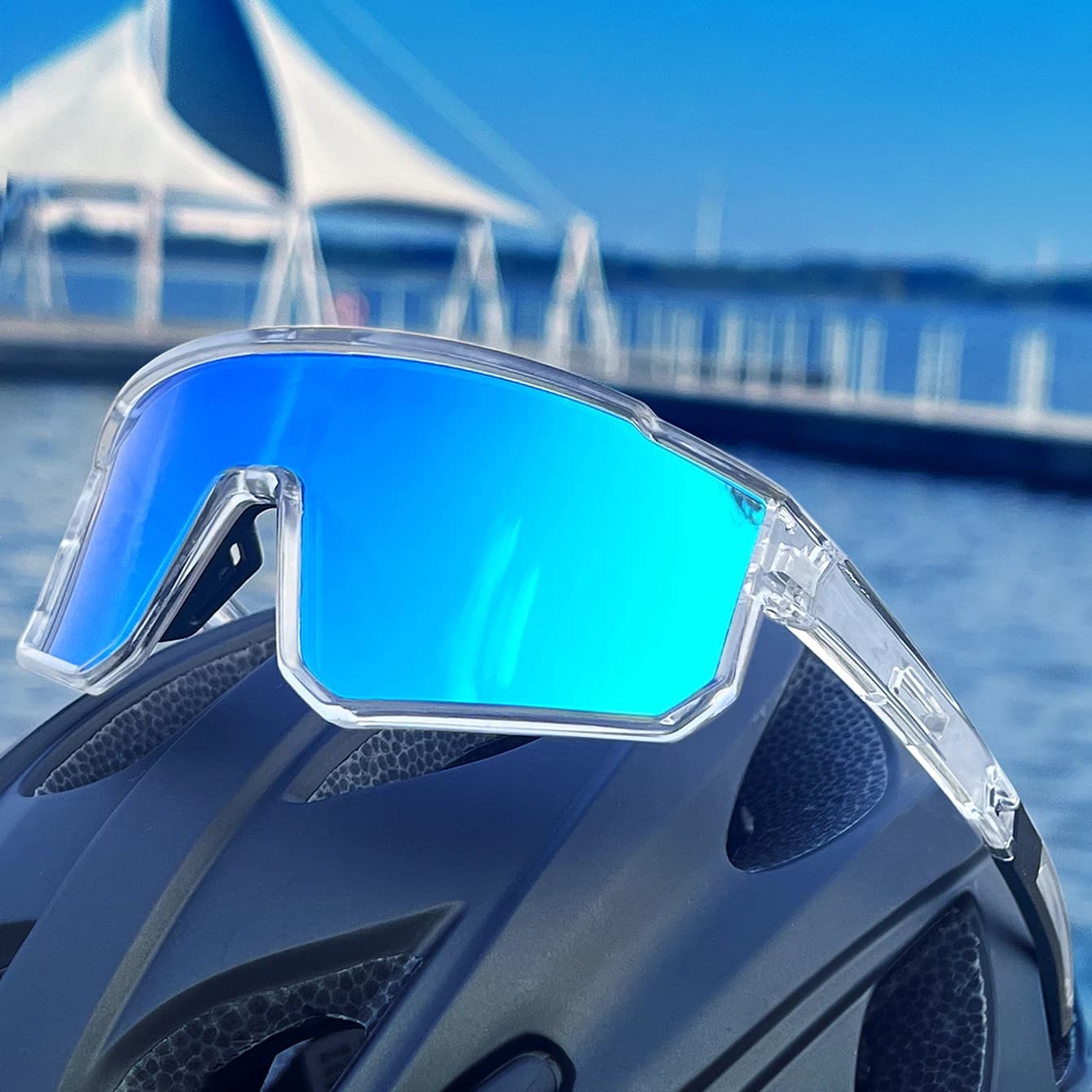 Lunettes de pêche tendance pour hommes et femmes - Protection UV et anti-vent pour sports outdoor