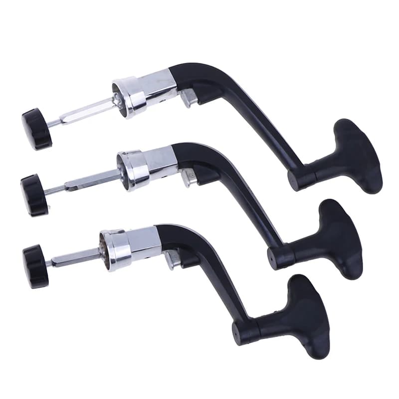 Manivelle de rechange pliante métal pour moulinet spinning poignée grip manette bras de levier accessoire pêche