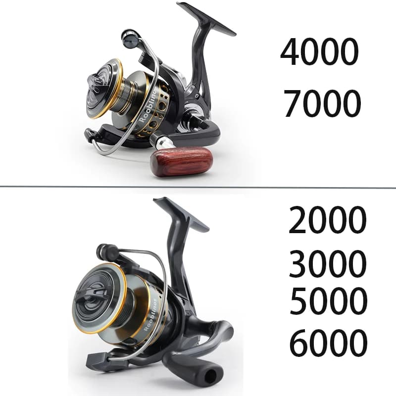 Rooblinos BK Spinning Fishing Reels For Saltwater Freshwater Metal Spool Left/Ri