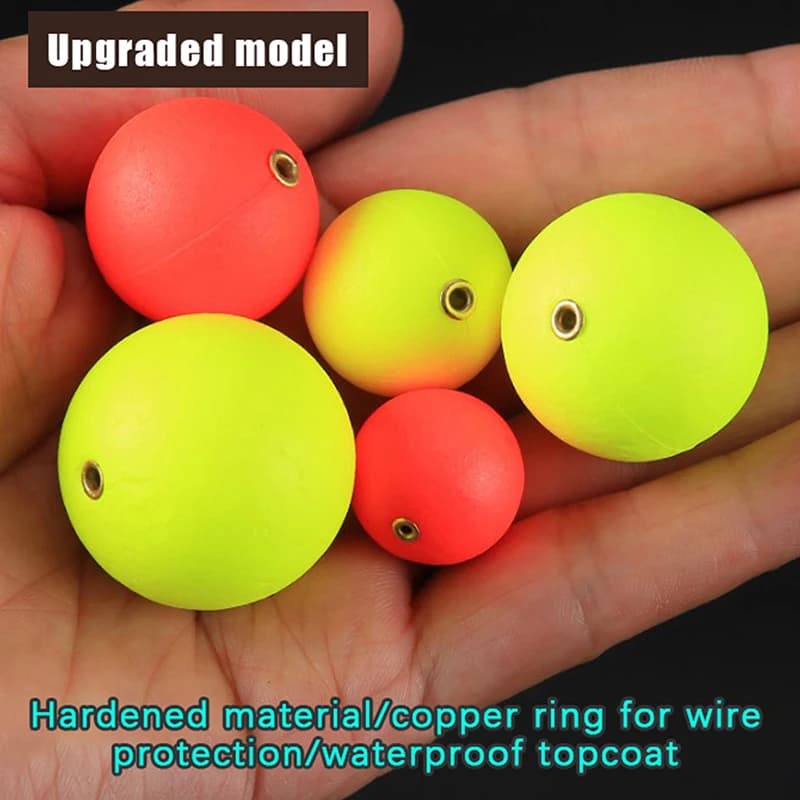10 billes flottantes EPS pêche - Boules de mousse haute flottabilité 15-36mm accessoires extérieur