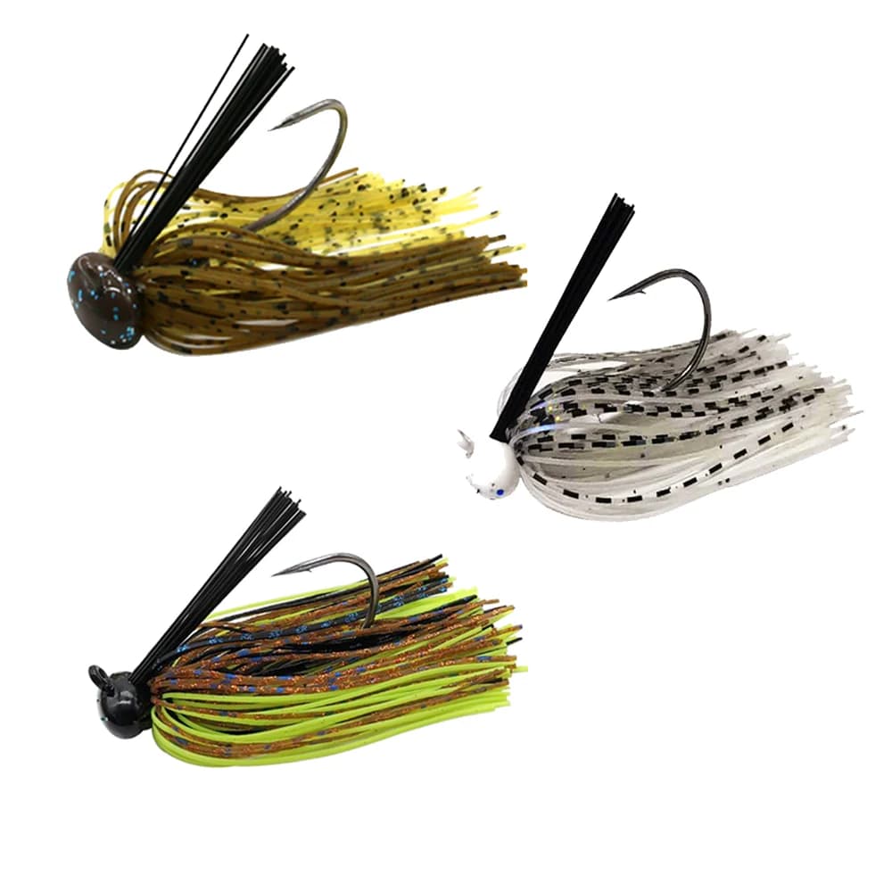 Leurre chatterbait anti-herbe pour la pêche du black bass, leurre spinner et wobbler canne leurre