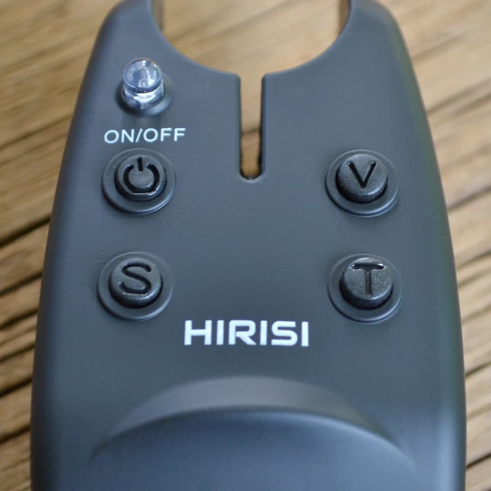 Alarme de touche carpe Hirisi avec LED - Indicateur lumineux pour équipement de pêche
