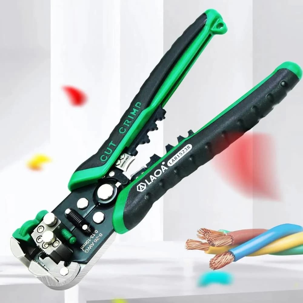 Dénudeur automatique à ressort intégré nouveau type outil électricien coupe câble crimpage