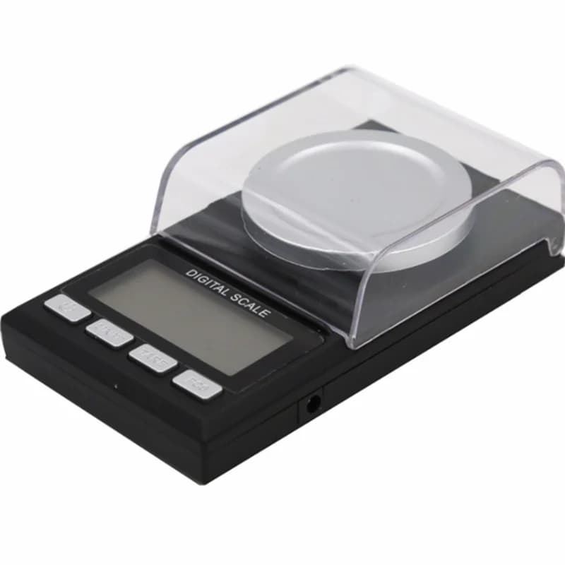 Balance digitale portable précision 0.001g 50g, mini pèse-leurre pour pêche, or, argent et bijoux