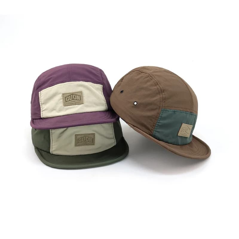 Casquette été fine respirante séchage rapide - Chapeau pêche 5-flap protection solaire courte visière