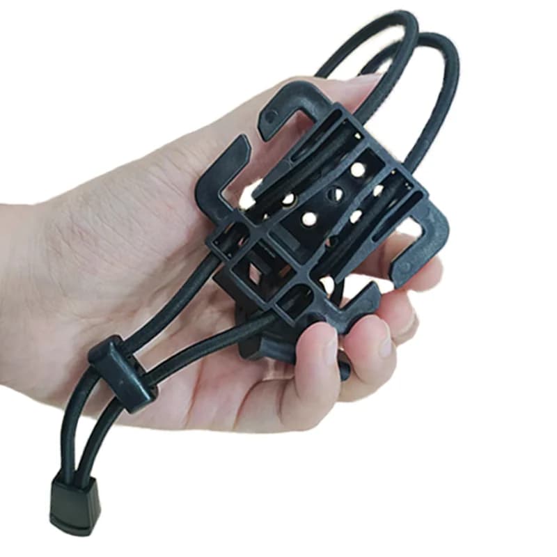 Organisateur MOLLE pour pêche - Fixation lampe, gourde, accessoires sur sac à dos pêche