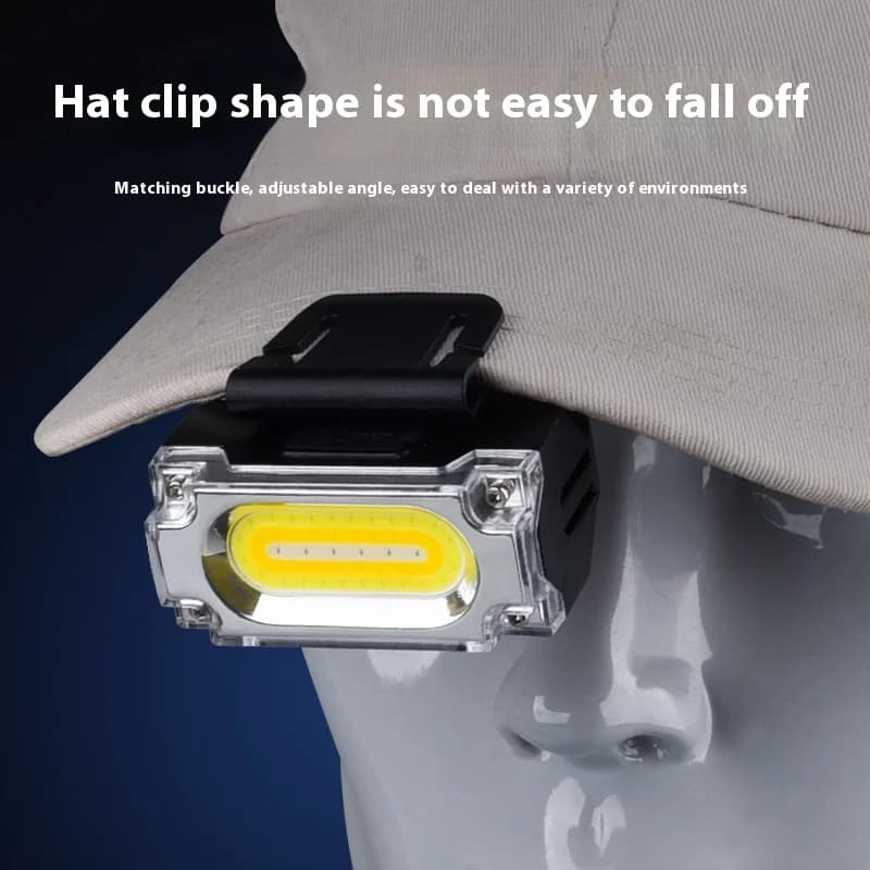 Frontale magnétique 3 sources lumineuses avec écran digital - Idéale pêche camping randonnée