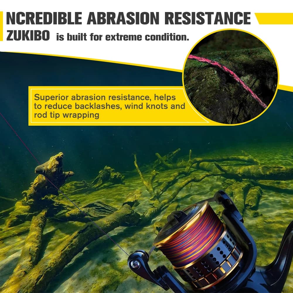 Ligne de pêche mer X-BRAID X8 8 brins japonais ultra résistante 500m 1000m multicolore PE multifilament