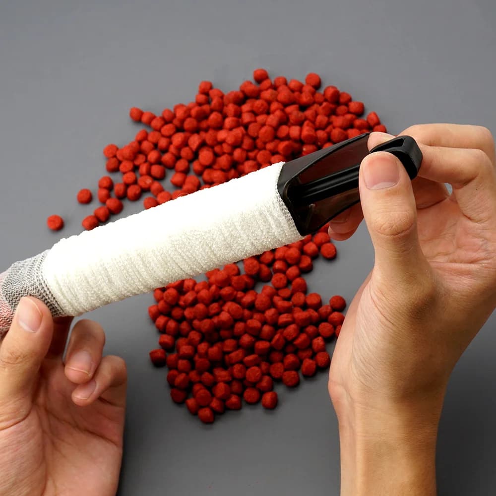 Tube mesh PVA HIRISI 5m dissolution rapide sac appât méthode feeder carpe 18/25/37mm