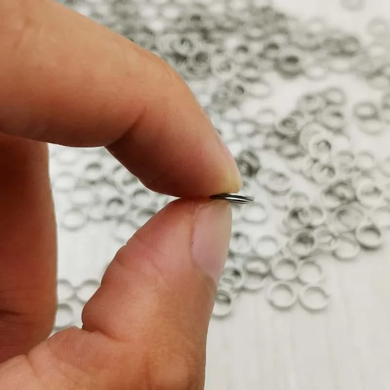 50 émerillons doubles clips acier inox - Connecteurs rapides pour hameçons pêche carpe - Accessoires