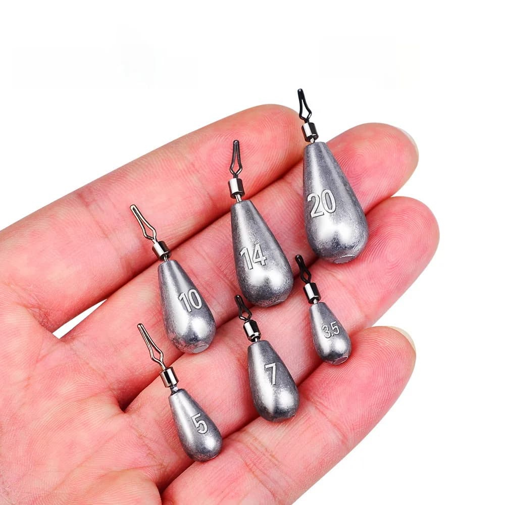 Fishing Accessories Leaded Jig Head 3.5g 5g 7g 10g 14g 20g Pendant Plumb Pendant