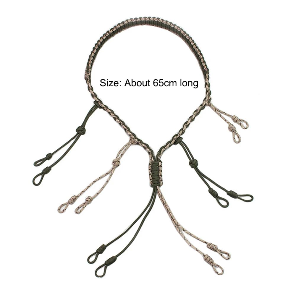 Lanière corde pour sifflet appel canard chasse - Support décordage pour appelants et leurres