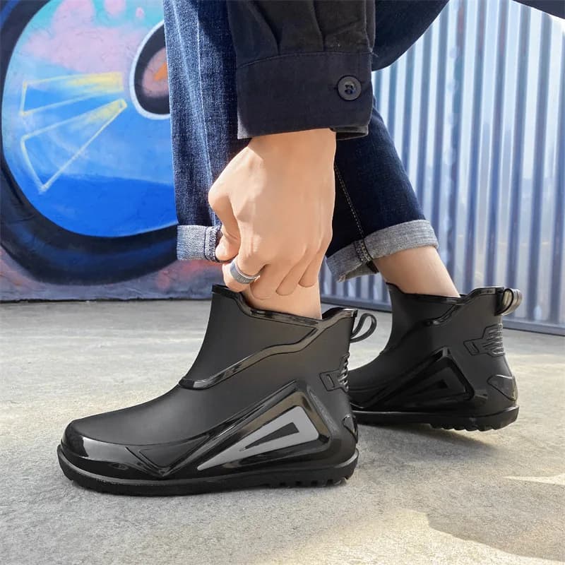 Chaussures pêche homme 2025 légères randonnée aquatique étanches durables bottes pluie Shaxi antidérapantes