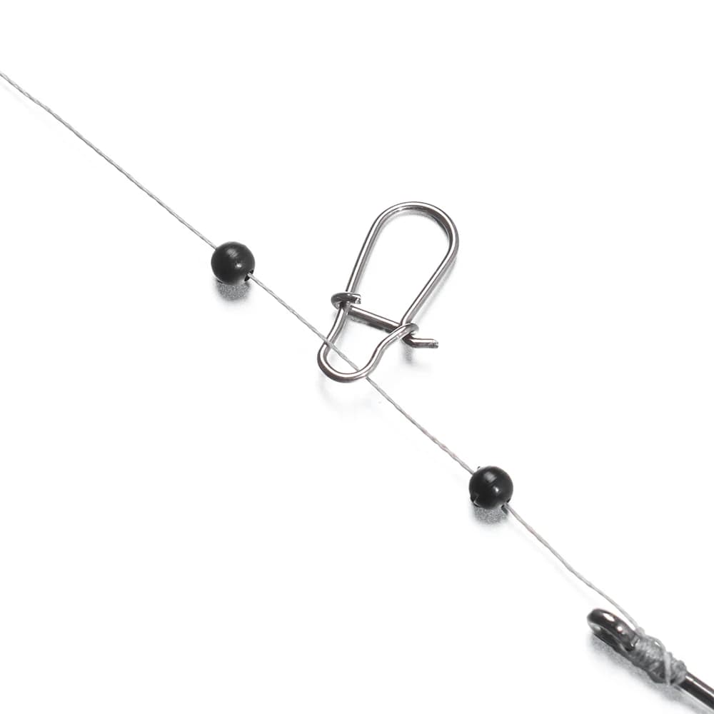 Perles flottantes plastique noir souples et dures 3mm à 12mm pour montage ligne pêche leurres appâts