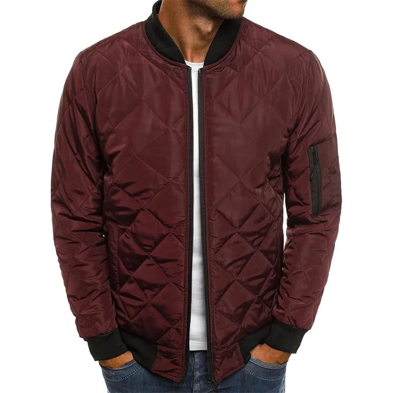 Veste baseball homme pêche hiver col mesh pressé légère vintage vol casual pêche outdoor