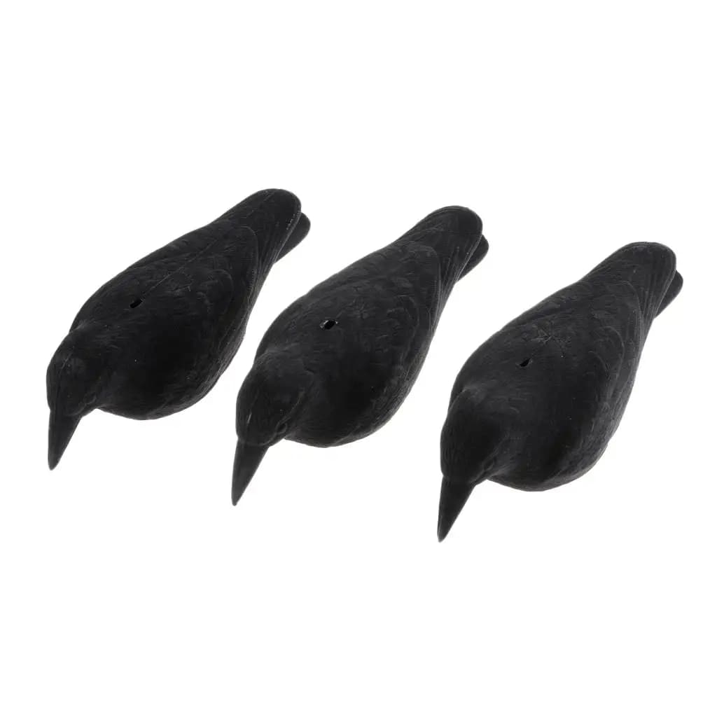 Leurre corbeau multifonction pour chasse oiseaux et protection jardin - Contrôle animalier