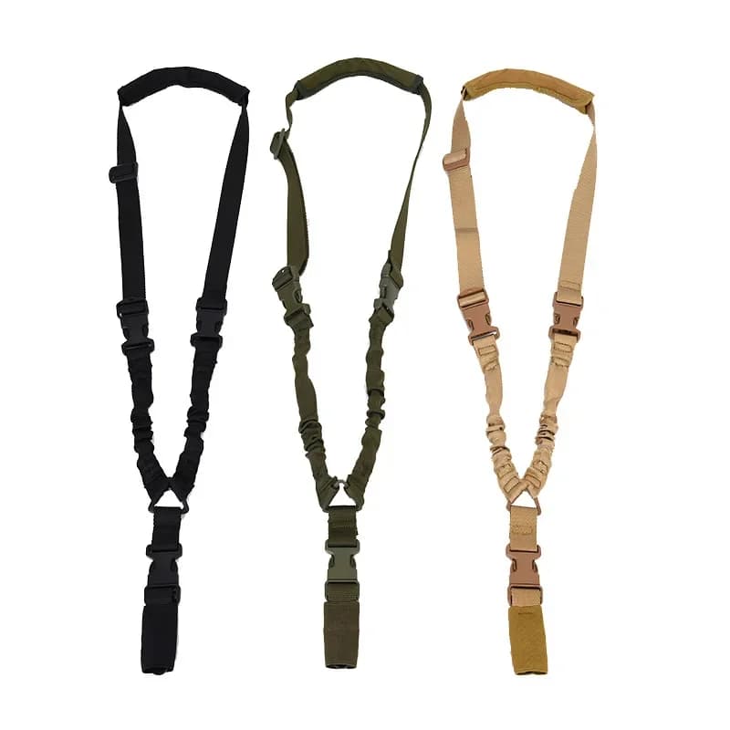 Ceinture tactique avec bretelle fusil point unique - Accessoire pêche et chasse transport pratique