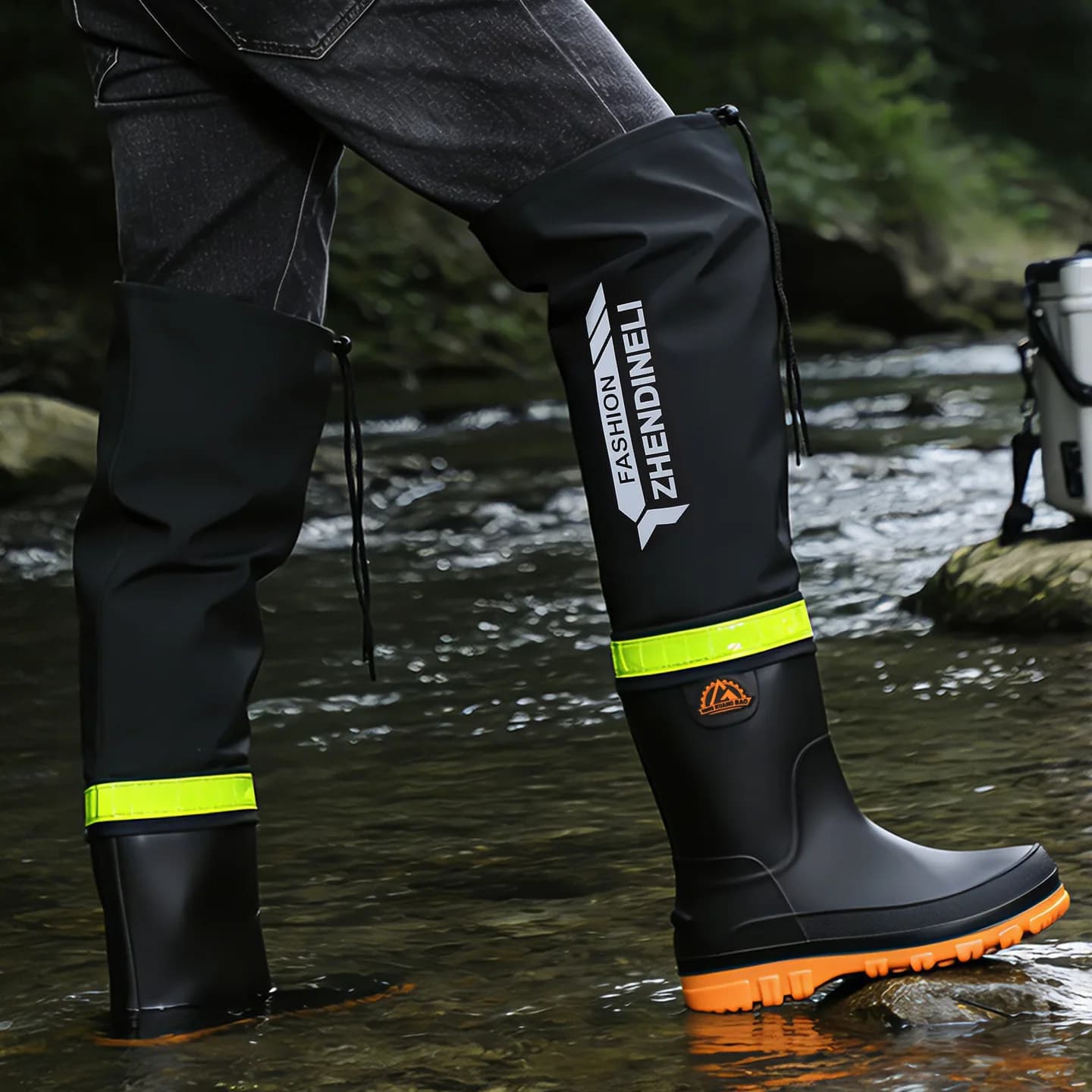 Bottes de pêche hautes techniques pour traversée de rivières et pêche en eau vive