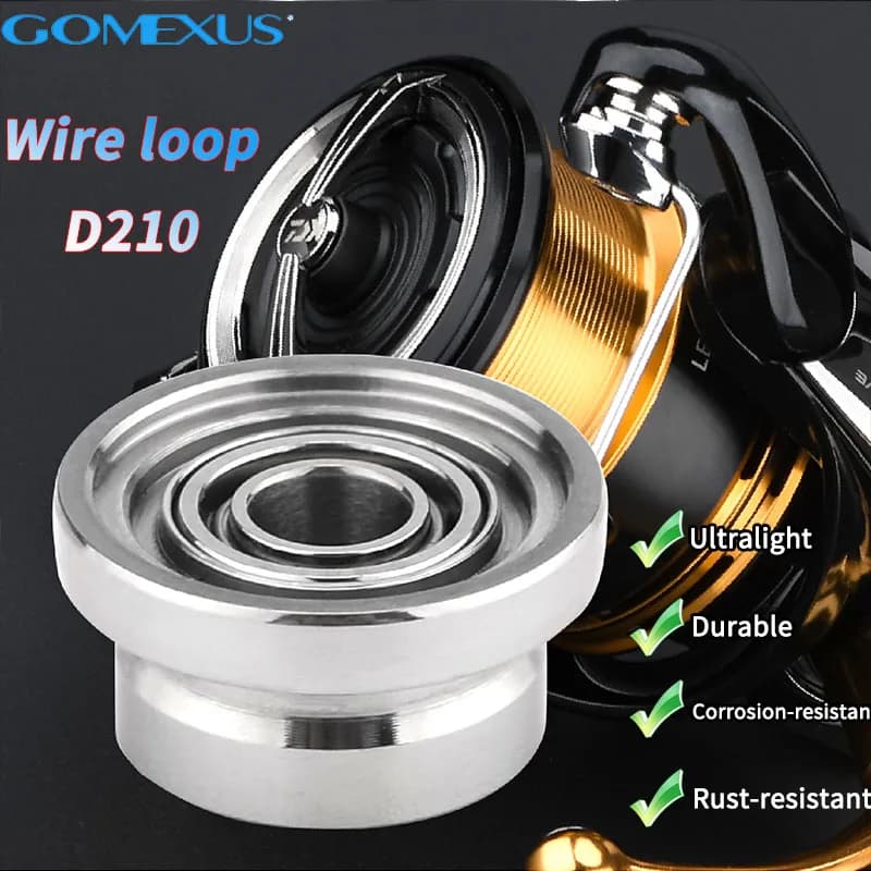 Rouleau de ligne Gomexus Titane pour moulinet Daiwa Legalis 1000-4000 - Roulement fluide et durable
