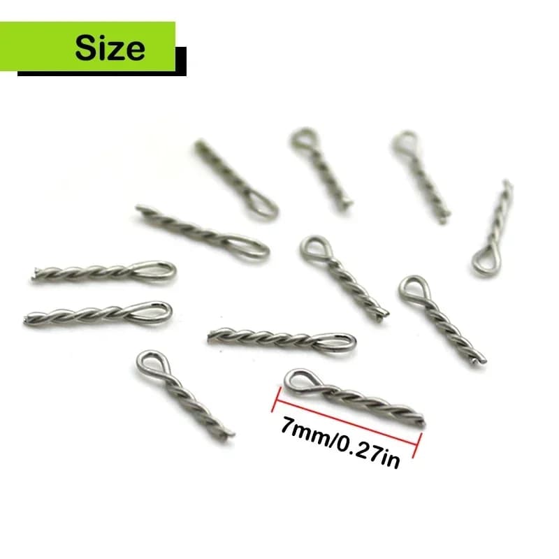 Accessoires pêche carpe - 30 baïonnettes inox pour fixer appâts sur hameçons - Matériel feeder