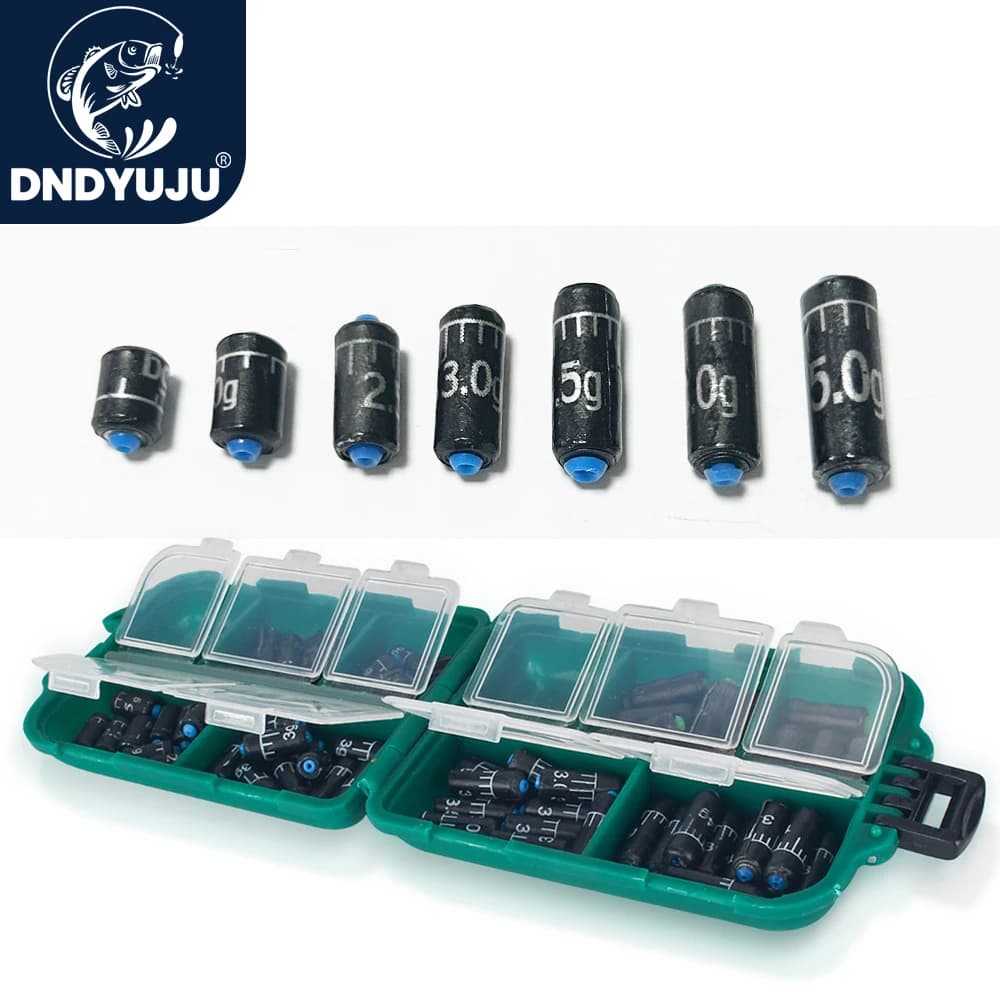 Set de plombs de pêche DNDYUJU 25 à 130 plombs 1.5g à 5.0g avec règle et