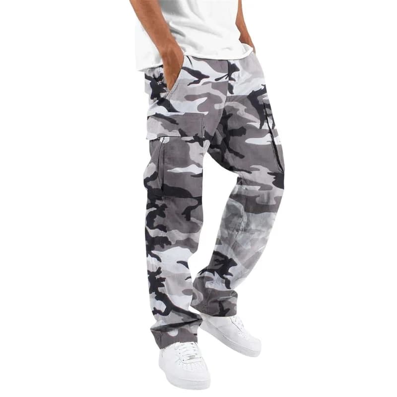 Salopette camouflage 2024 homme mode printing outdoor droite corde pêche décontractée vêtement