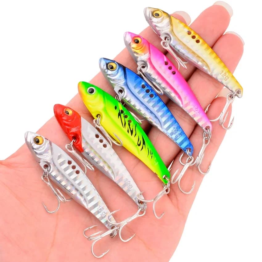 Leurre métal vib blade coulant 7g à 25g vibration swimbait pour pêche du brochet et de la perche