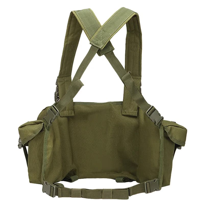 Gilet tactique multicam chasse airsoft AK vest rig munitions magazine combat accessoires molle