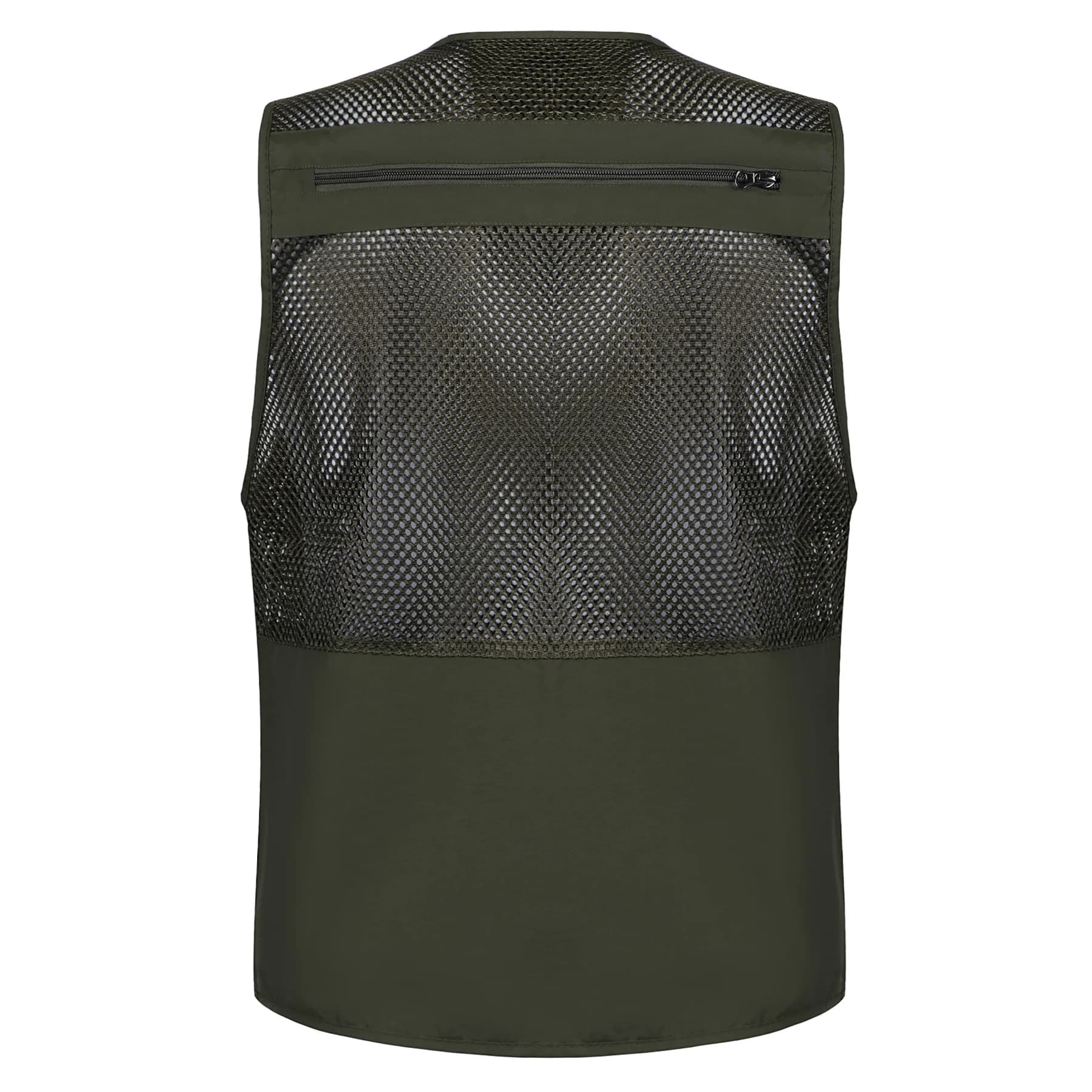 Veste tactique homme pêche été sans manches multi-poches mesh respirant veste de travail gilet