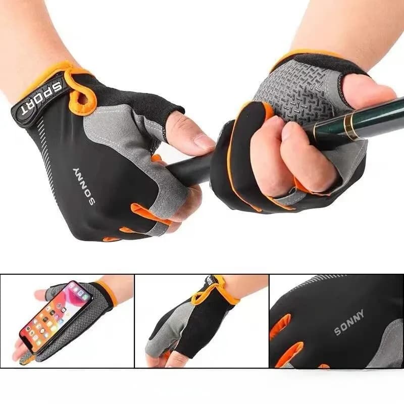 Gants professionnels anti-dérapants pour capture et remise à l'eau des poissons - Hommes femmes