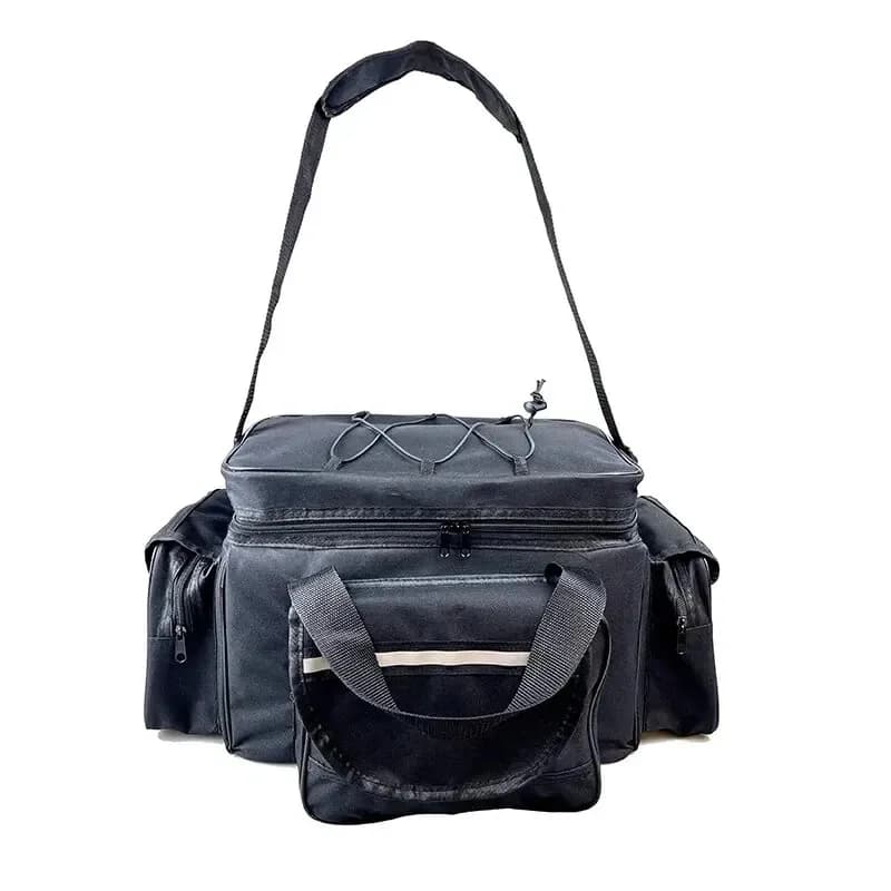 Sac pêche nylon waterproof 50x30x25cm grande capacité - Sac épaule double couche multifonction