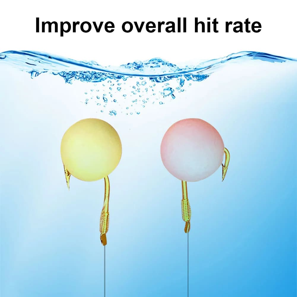 170 billes flottantes EPS pour montage hair rig - appâts pop-up carpe arôme sucré