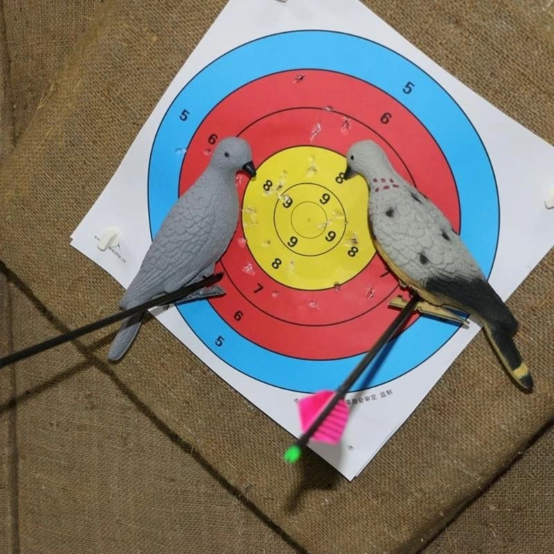 Cible leurre 33WD pour tir à l'arc - Décoration leurre animalier pour entraînement et décoration