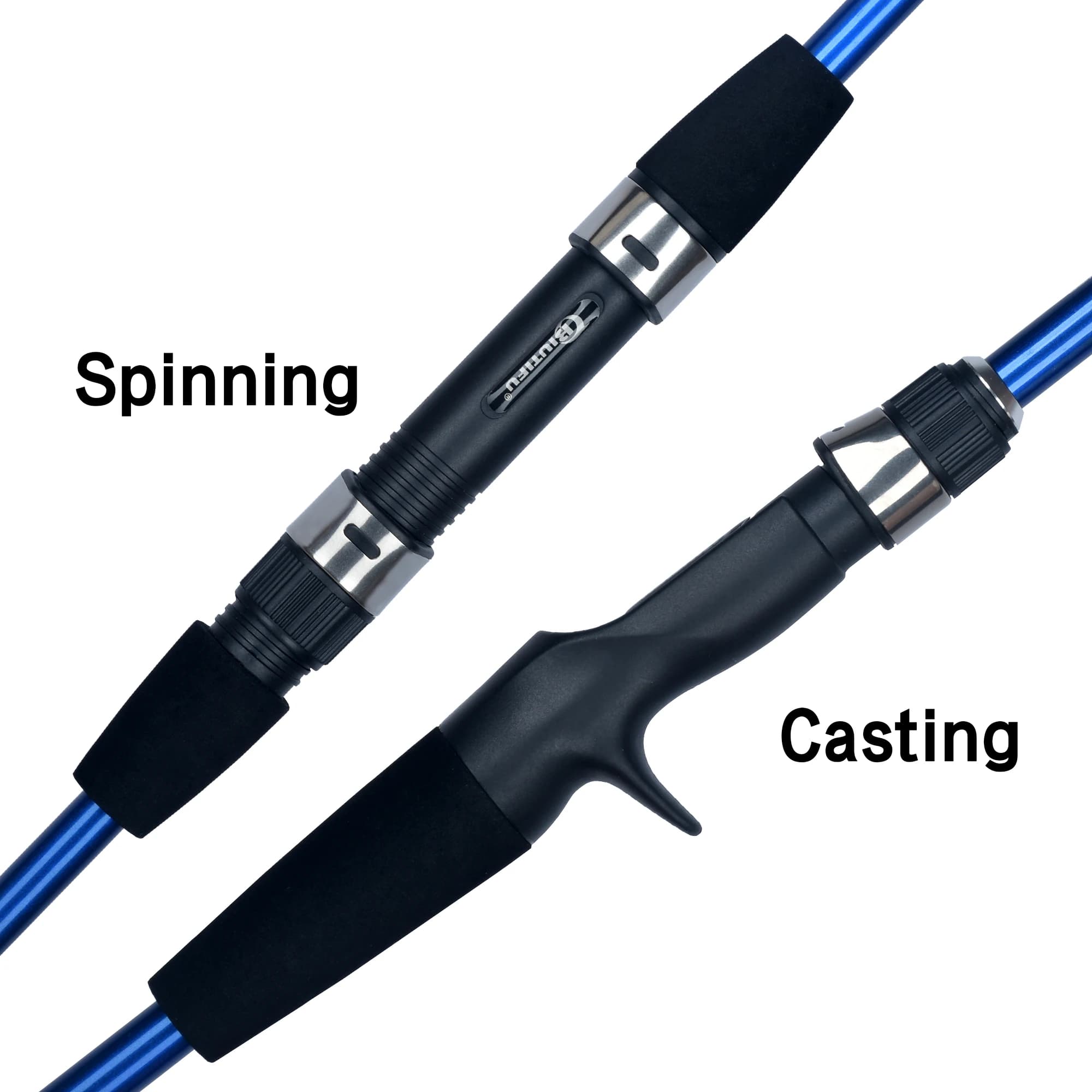 Canne casting voyage BIUTIFU 4/5 sections 1.8/2.1m carbone ultralégère 5-20g, action rapide pour leurres