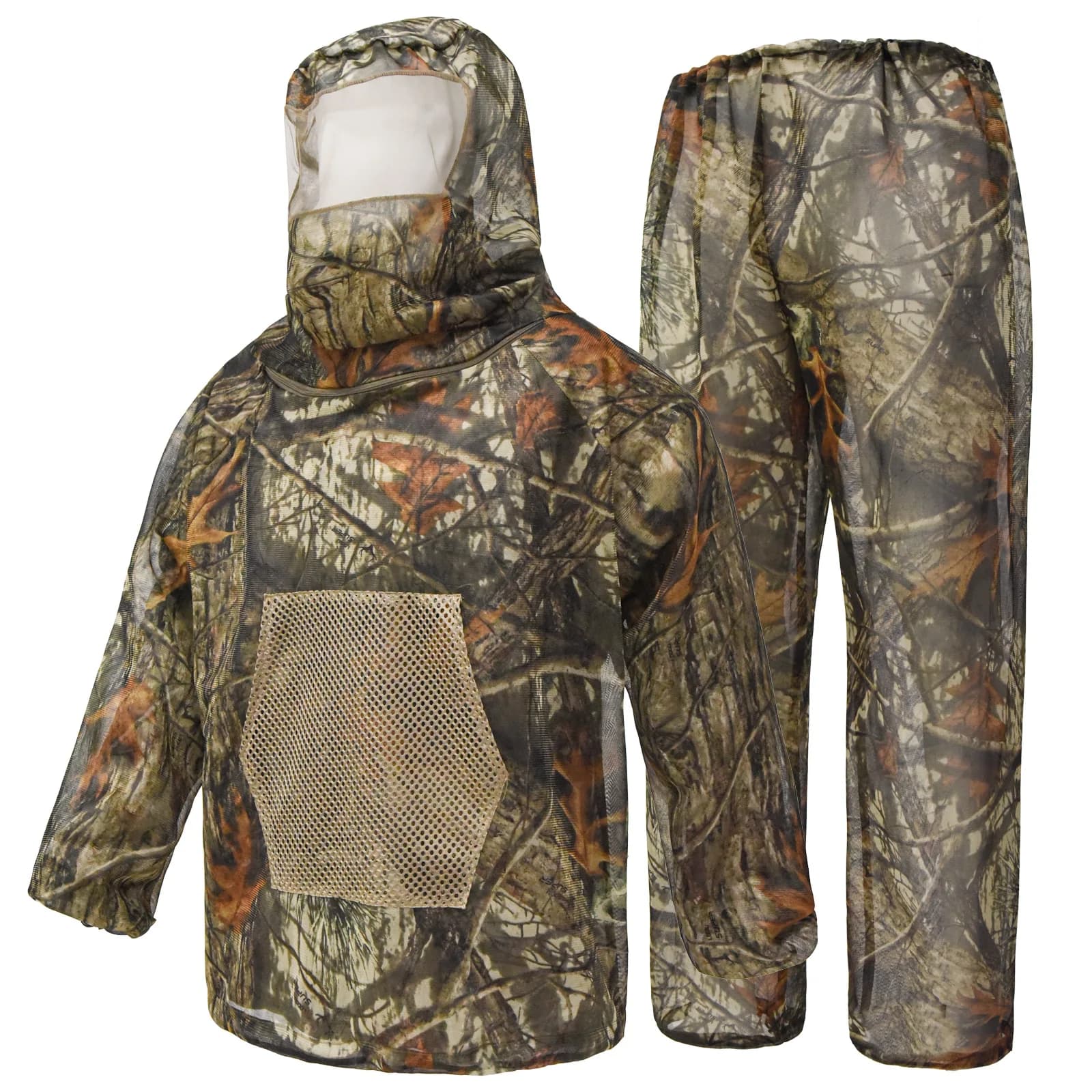Combinaison Ghillie camouflage pêche chasse randonnée camping jardinage anti-moustiques