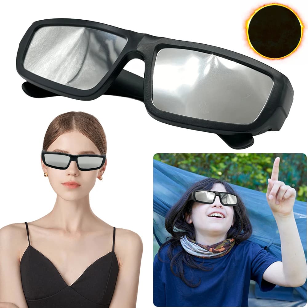 Lunettes éclipse solaire certifiées ISO pour observation pêche - Sécurité visuelle AAS approuvée