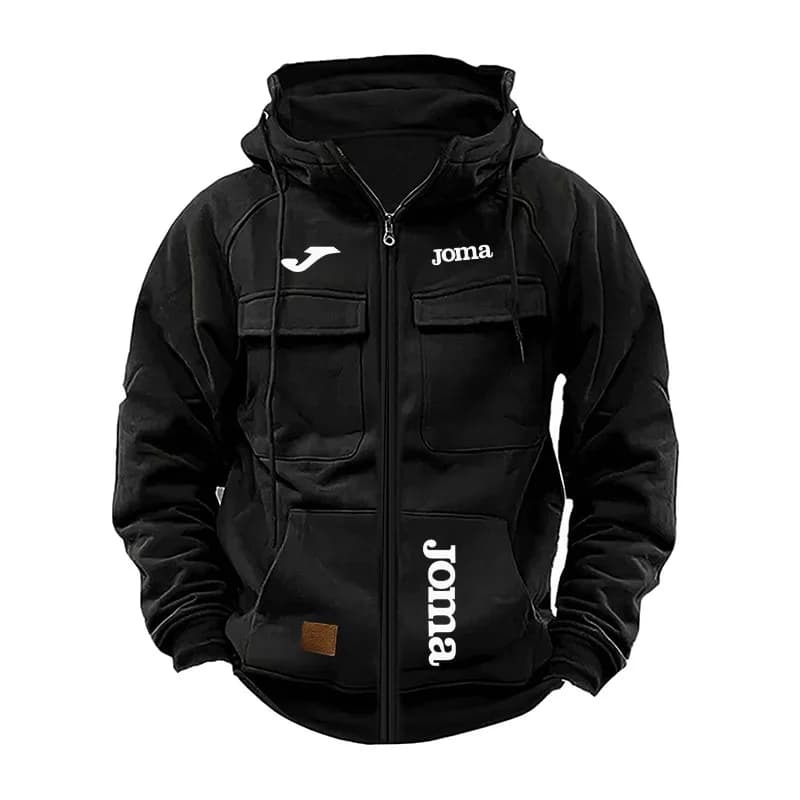 Veste pêche polaire homme Joma - Vêtement chaud avec multiples poches pour pêche hivernale