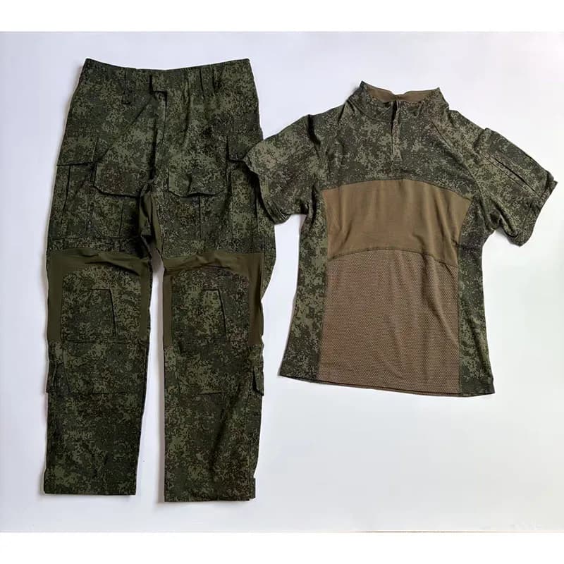 Combinaison grenouille EMR russe grande taille - Pêche wading G3 G4 manches courtes tactique t-shirt