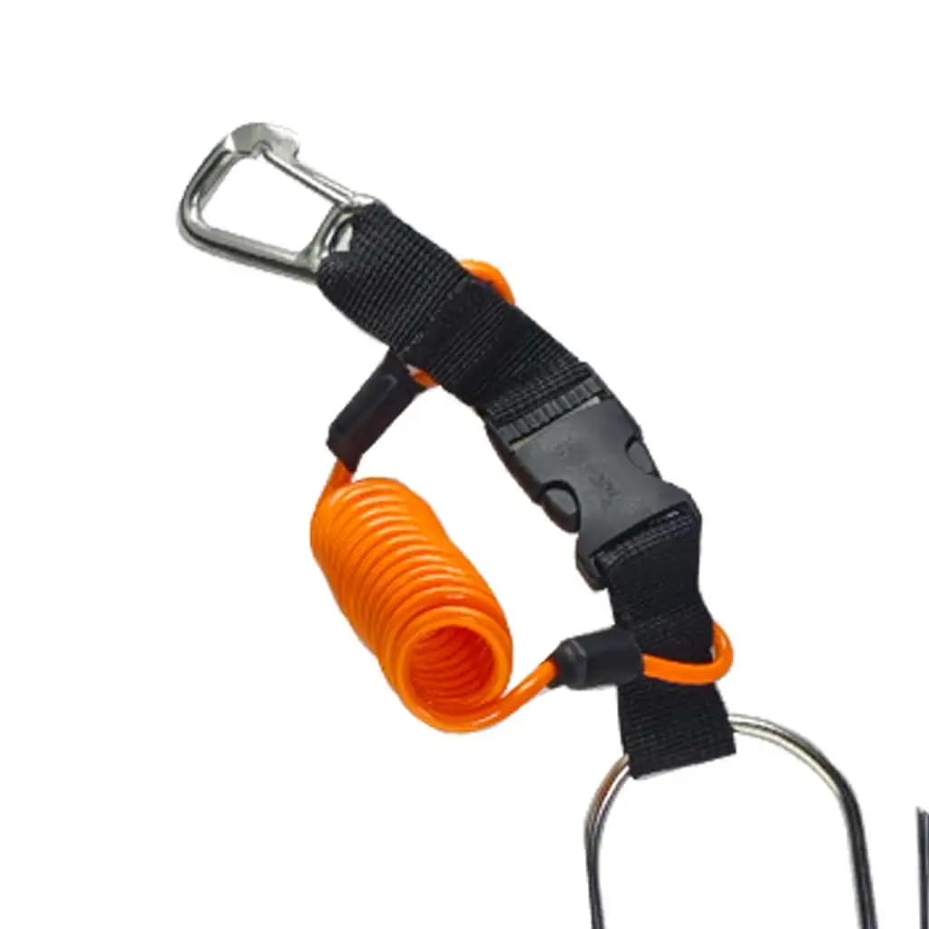 Émerillon géant pour conservation du poisson - Lanière acier pour pêche en kayak et plongée