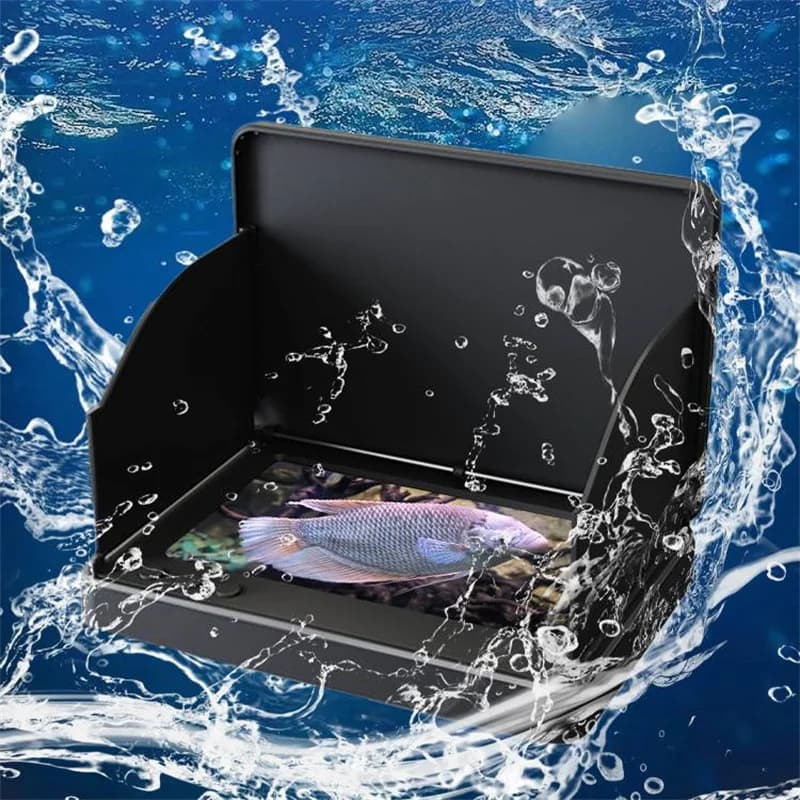Détecteur de poissons portatif 4.3 pouces avec caméra sous-marine 220° et vision nocturne