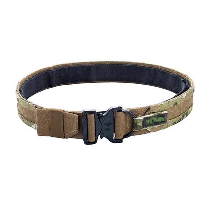 Ceinture tactique double couche 1.5 pouces fighter belt - Équipement pêche chasse MOLLE nouveau